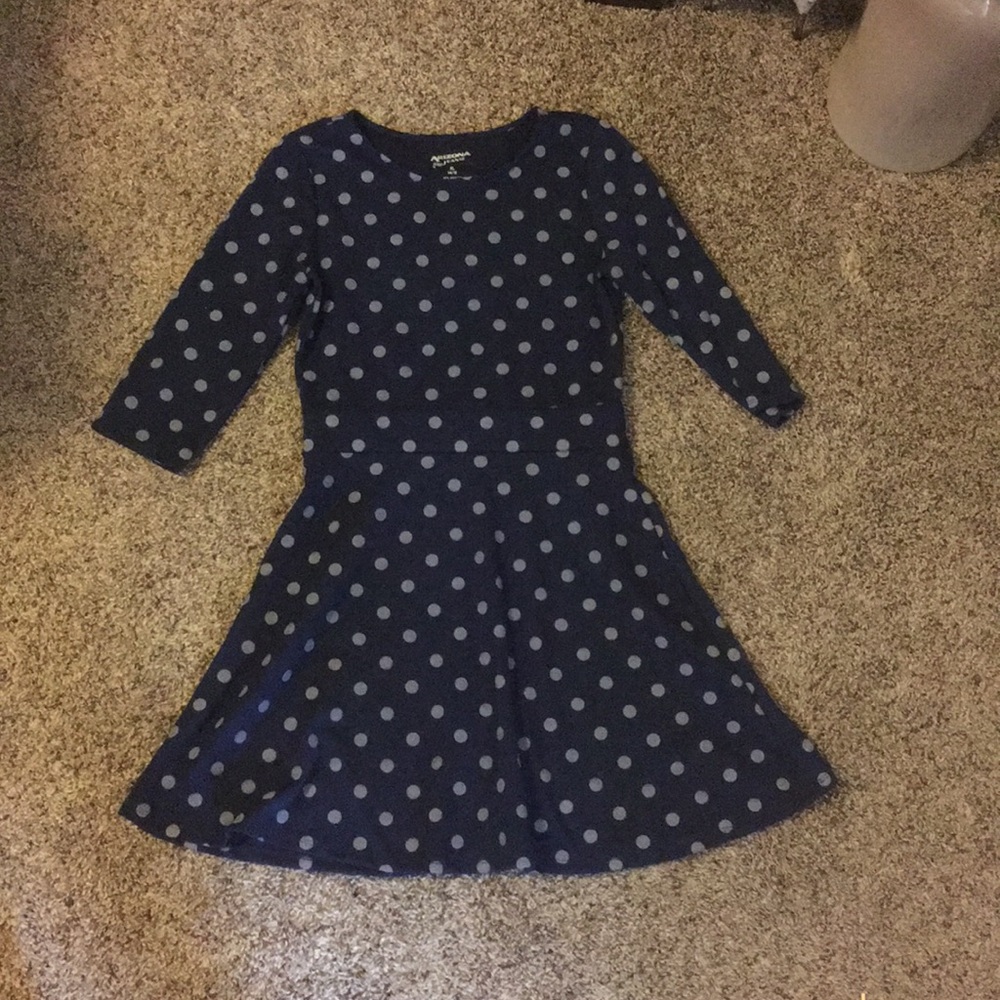 Polka Dot, Navy Dress